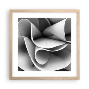Poster in cornice rovere chiaro - Avviene nello spazio - 40x40 cm