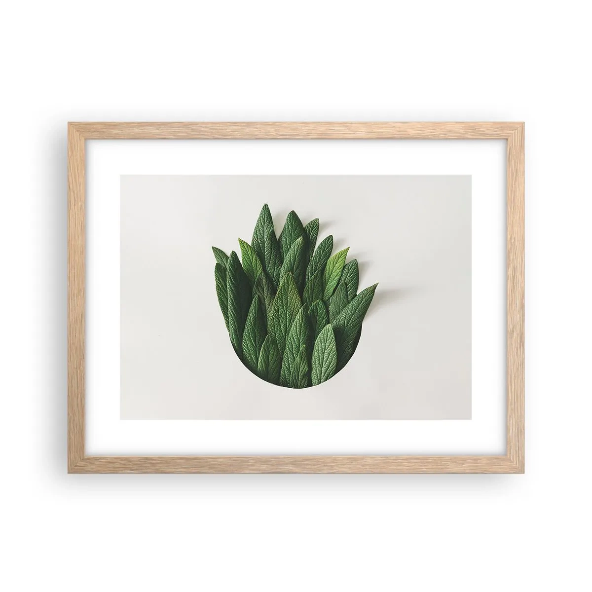 Poster in cornice rovere chiaro - Curiosità irrefrenabile - 40x30 cm