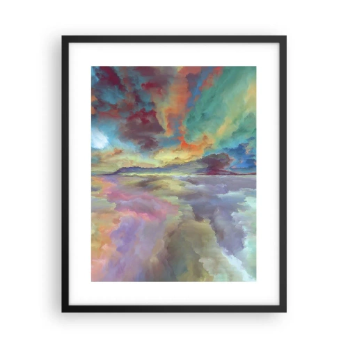 Poster in cornice nera - Due cieli - 40x50 cm