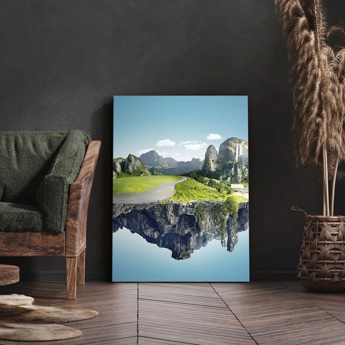 Quadro su tela - Stampe su Tela - Isola fantastica - 65x120 cm