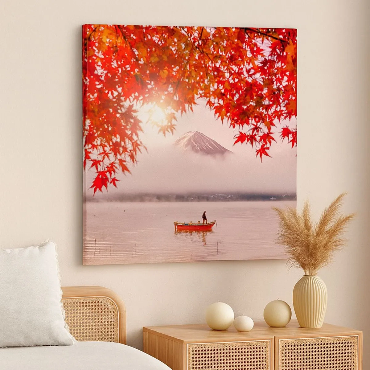 Quadro su tela - Stampe su Tela - Nell'atmosfera del Giappone - 30x30 cm