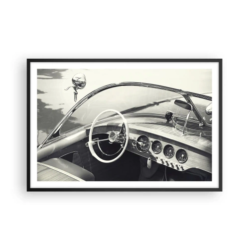 Poster in cornice nera - Il ricco e il povero - 91x61 cm