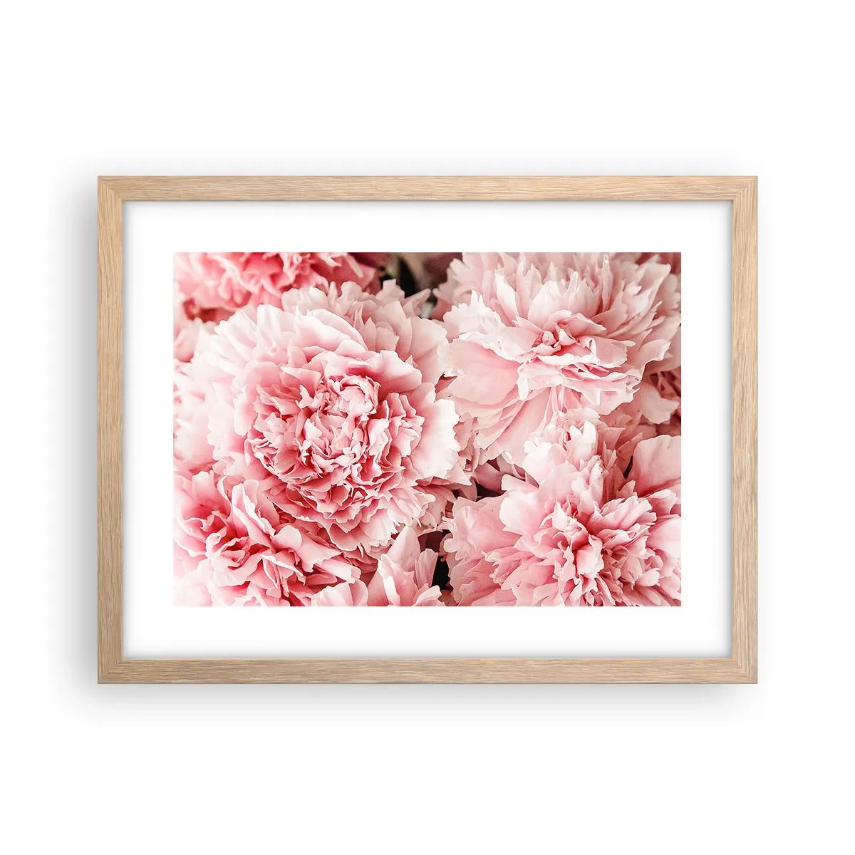 Poster in cornice rovere chiaro - Sogno rosa - 40x30 cm