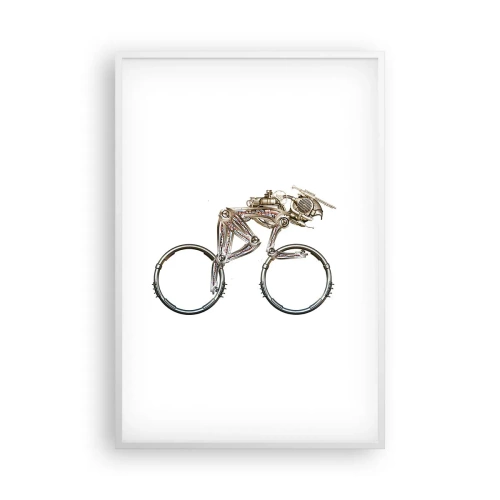 Poster in cornice bianca - Macchina perfetta - 61x91 cm