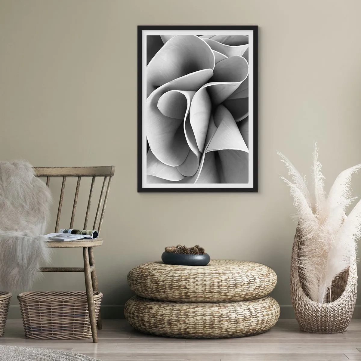 Poster in cornice nera - Avviene nello spazio - 61x91 cm