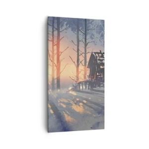 Quadro su tela - Stampe su Tela - Qui solamente il sole osserva - 55x100 cm