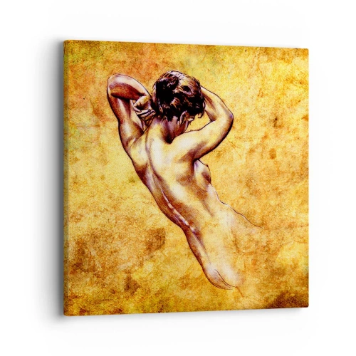 Quadro su tela - Stampe su Tela - Nuda, ma sempre misteriosa - 40x40 cm