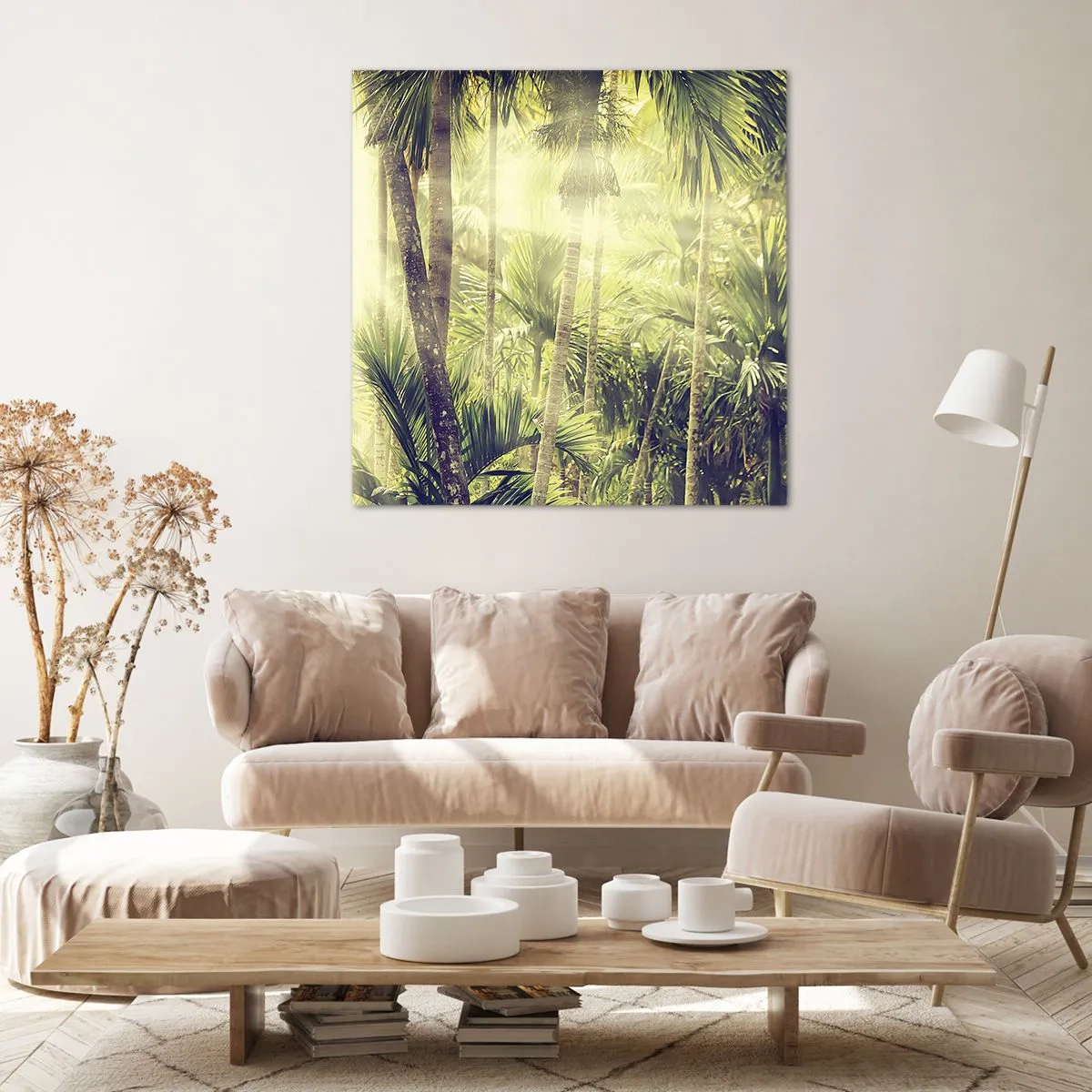 Quadro su tela - Stampe su Tela - Nell'afa verde - 40x40 cm