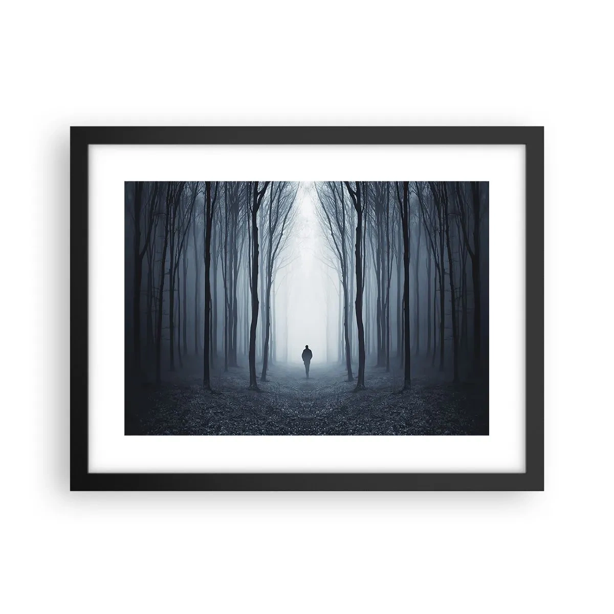 Poster in cornice nera - E tutto è semplice e chiaro - 40x30 cm