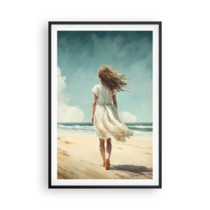 Poster in cornice nera - Dove sole e vento si incontrano - 61x91 cm