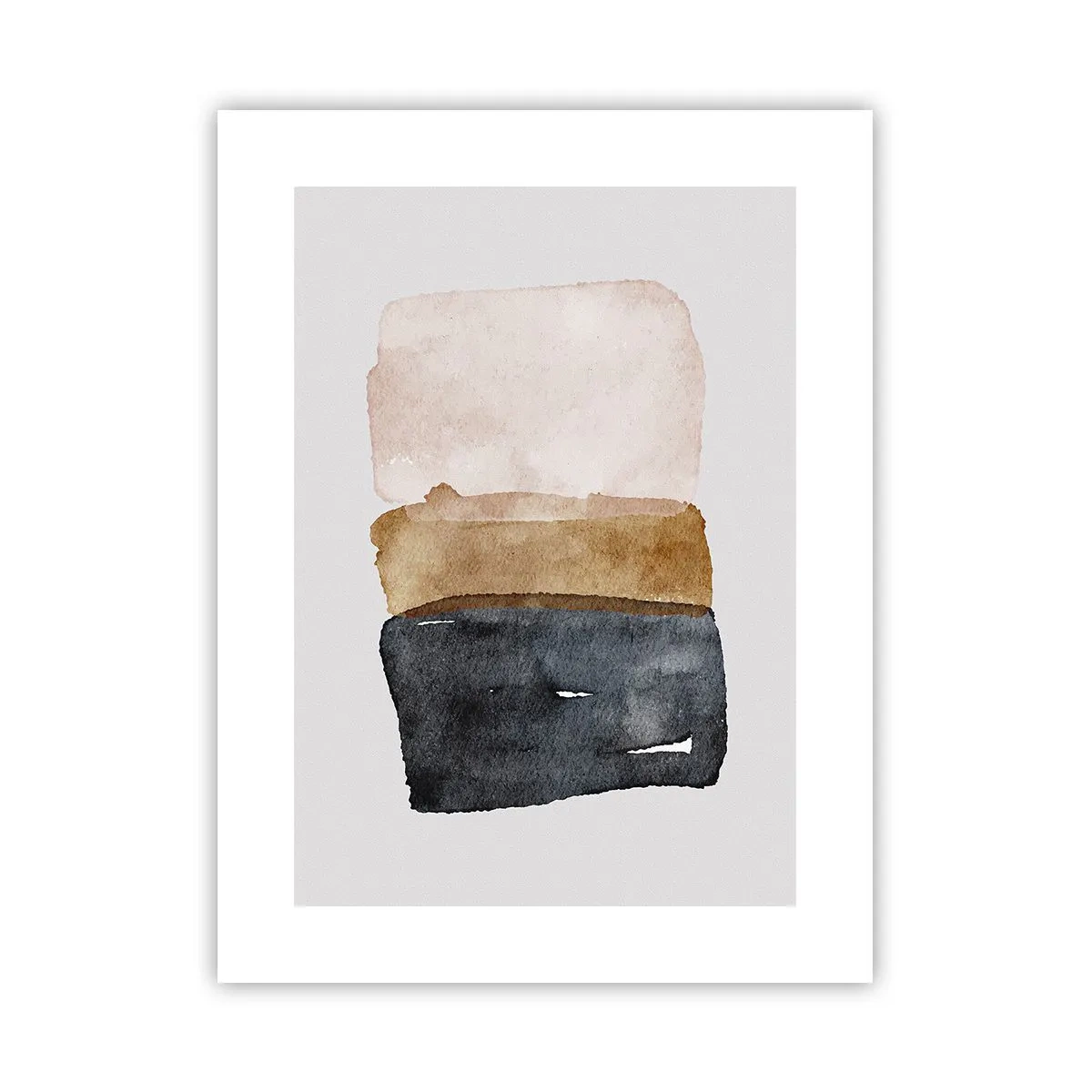 Poster - Composizione di colori della terra - 30x40 cm