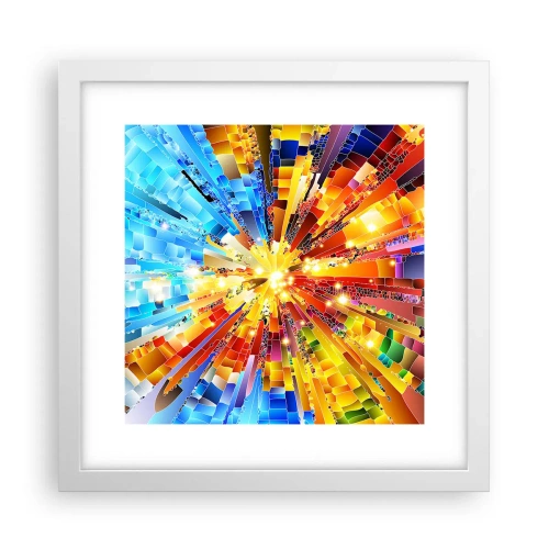 Poster in cornice bianca - In medias res - 30x30 cm
