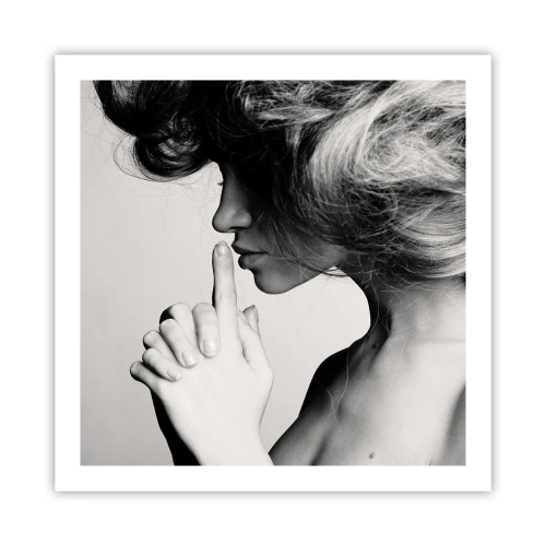 Poster - Ascoltando se stessa - 60x60 cm