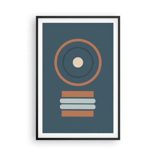 Poster in cornice nera - L'essenza delle cose - 61x91 cm