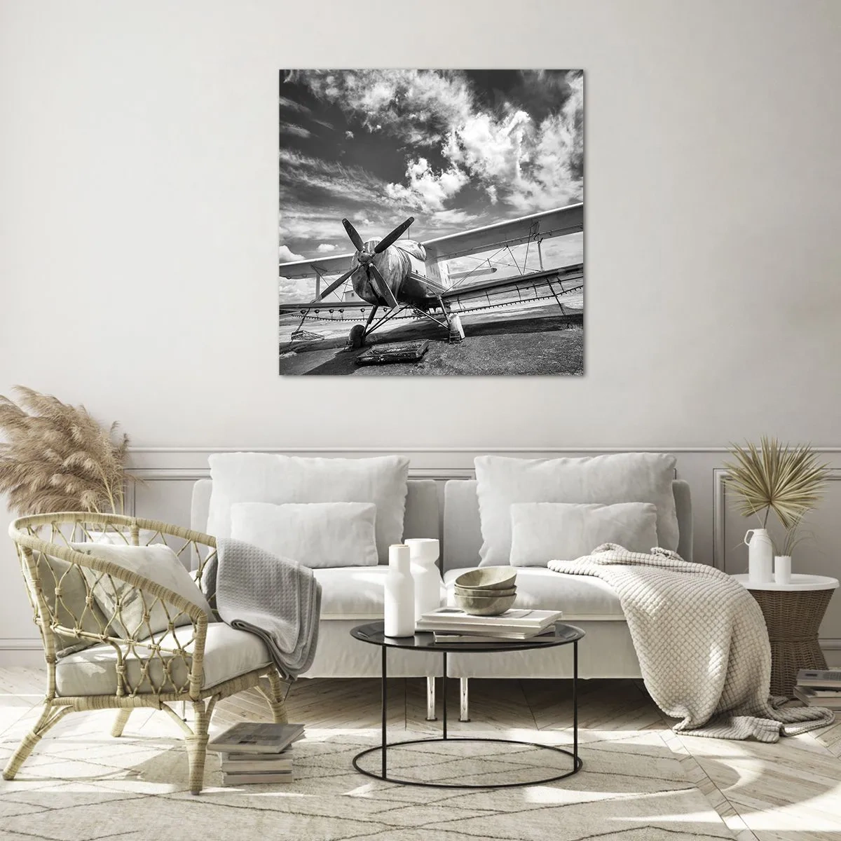 Quadro su vetro - Non vedo l'ora! - 50x50 cm