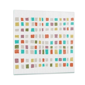 Quadro su vetro - Un gioco sconosciuto - 30x30 cm