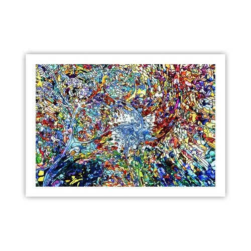 Poster - Vetrate a gocce - 70x50 cm