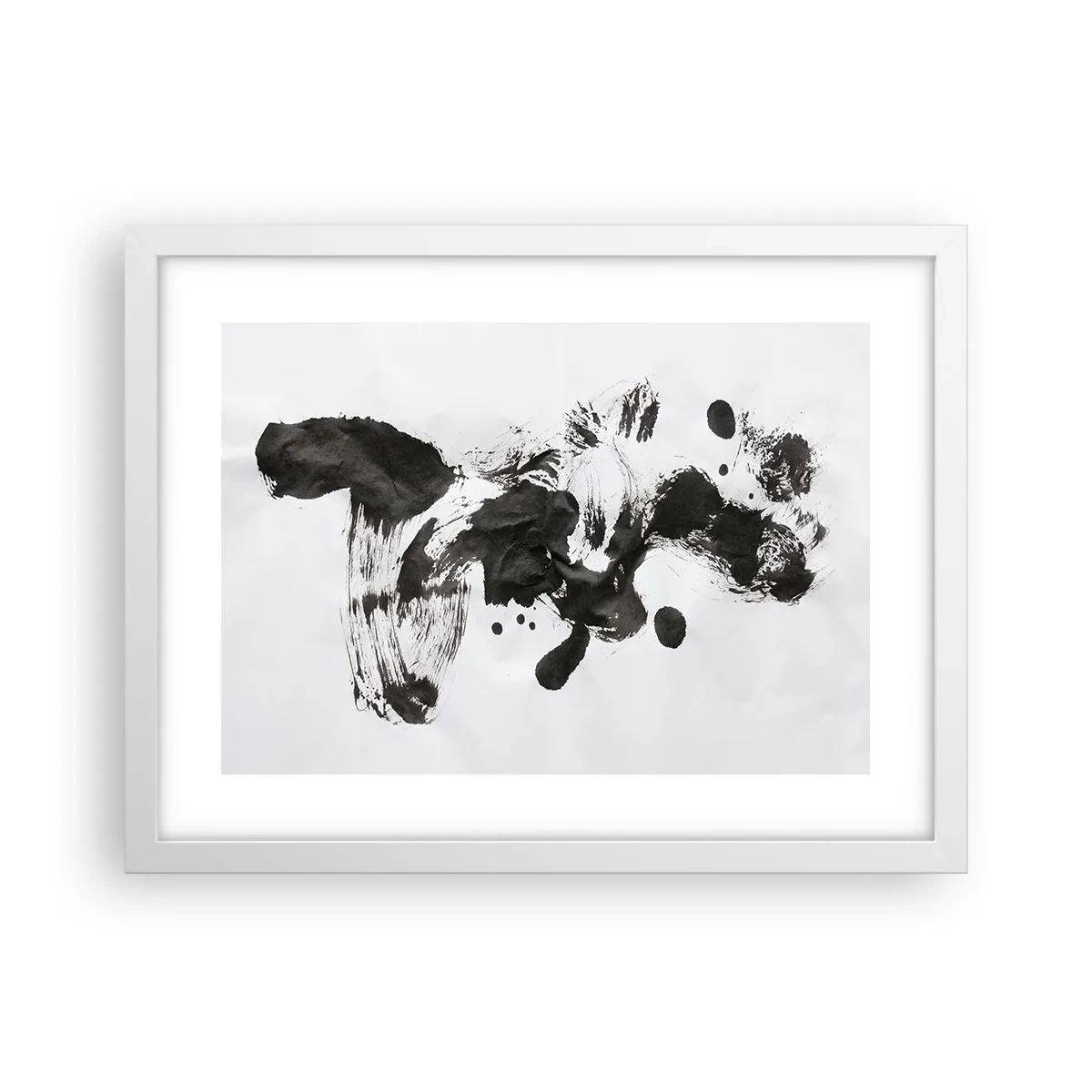 Poster in cornice bianca - C'è un senso nella follia? - 40x30 cm