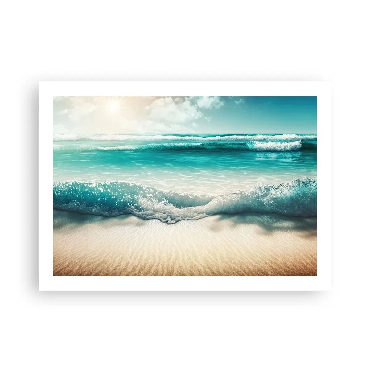 Poster - La calma dell'oceano - 70x50 cm