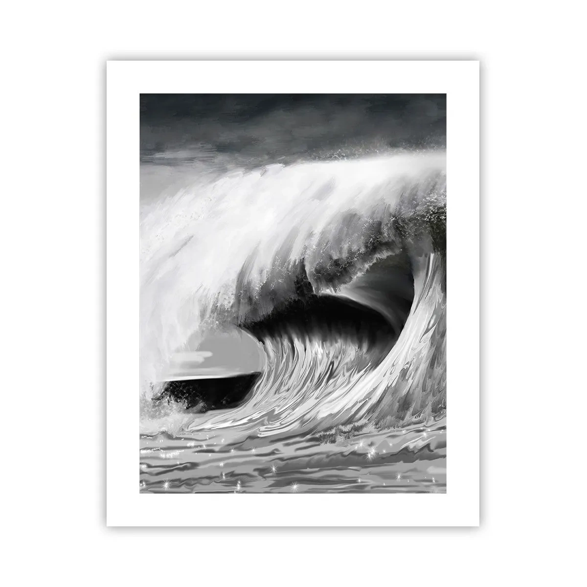 Poster - La furia dell'oceano - 40x50 cm