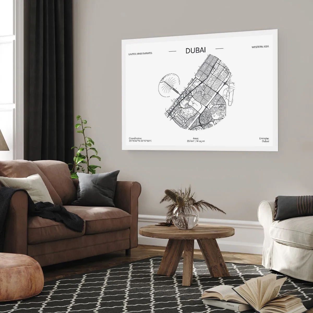 Poster - Anatomia di Dubai - 50x40 cm
