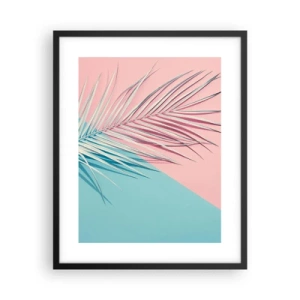 Poster in cornice nera - Impressione tropicale - 40x50 cm