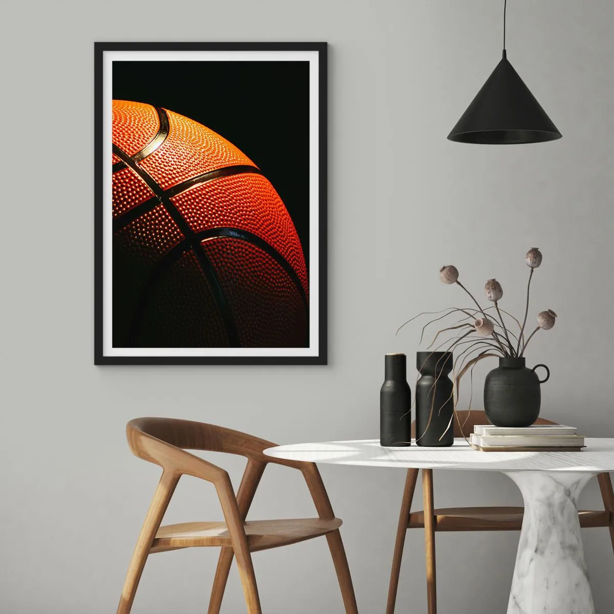 Poster in cornice nera - Bella come un pianeta - 70x100 cm