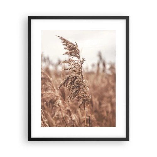 Poster in cornice nera - Nei campi è già autunno - 40x50 cm