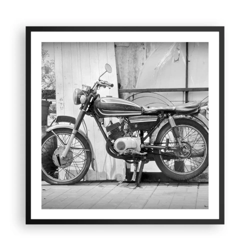 Poster in cornice nera - La classicità sopra a tutto - 60x60 cm
