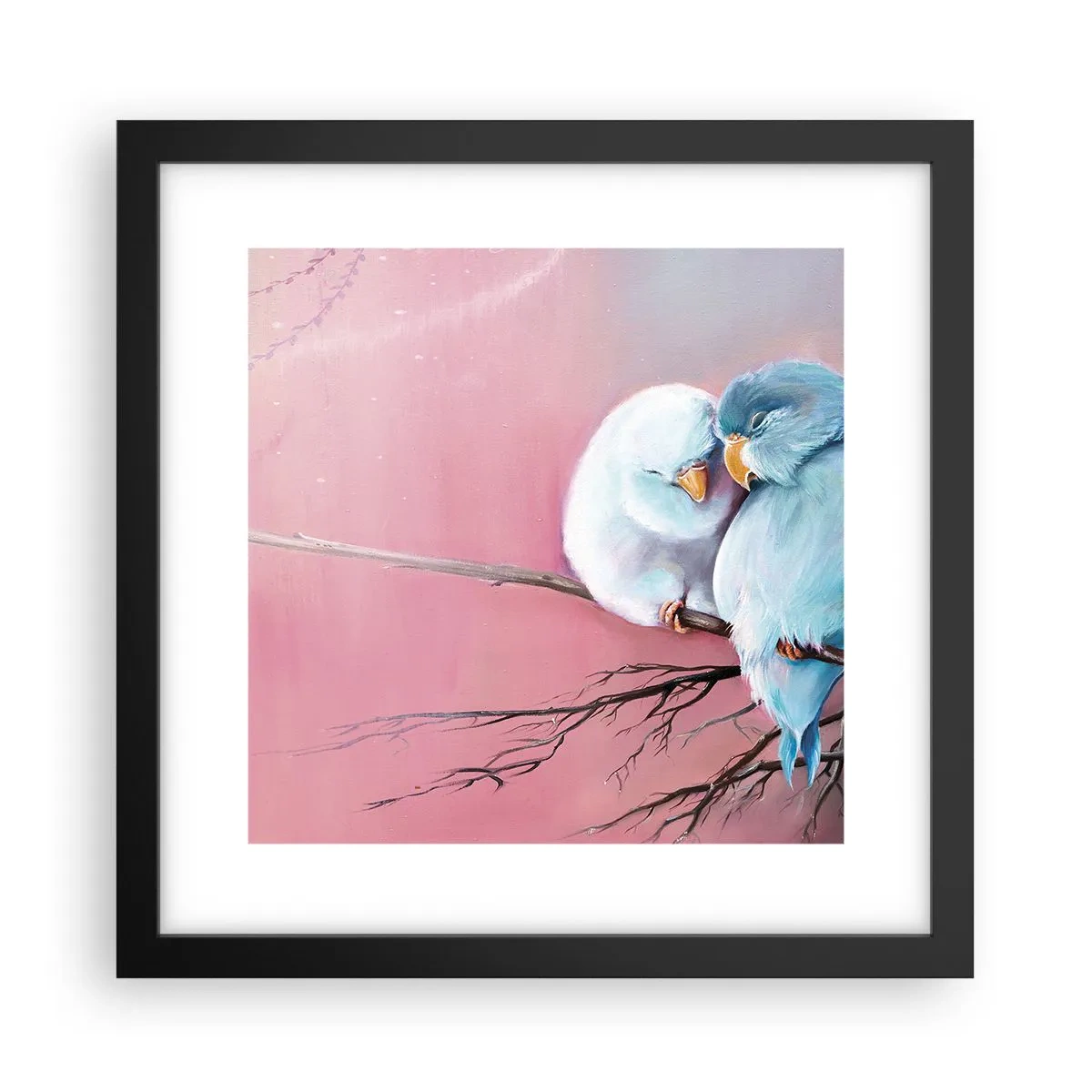 Poster in cornice nera - Che cosa aggiungere? - 30x30 cm