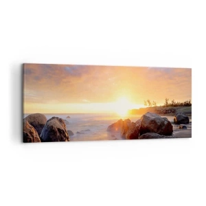 Quadro su tela - Stampe su Tela - La luminosa brezza della sera - 100x40 cm