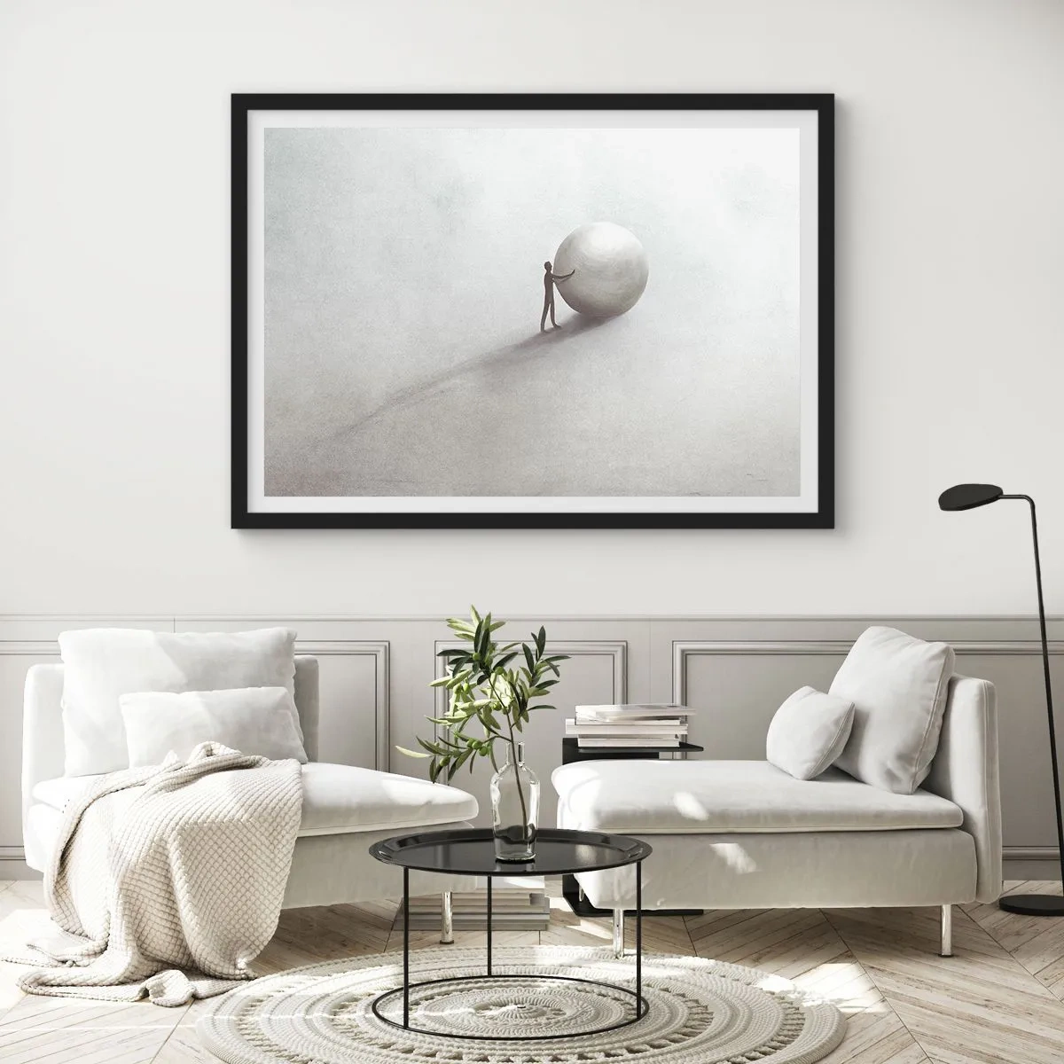 Poster in cornice nera - Il gioco della vita - 40x30 cm