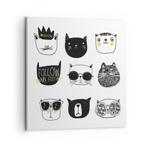 Quadro su tela - Stampe su Tela - Ognuno è diverso - 60x60 cm