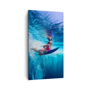 Quadro su tela - Stampe su Tela - La profondità della gioia - 45x80 cm