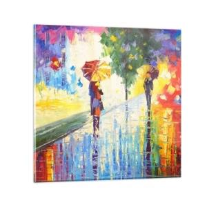 Quadro su vetro - E tutto è chiaro - 30x30 cm