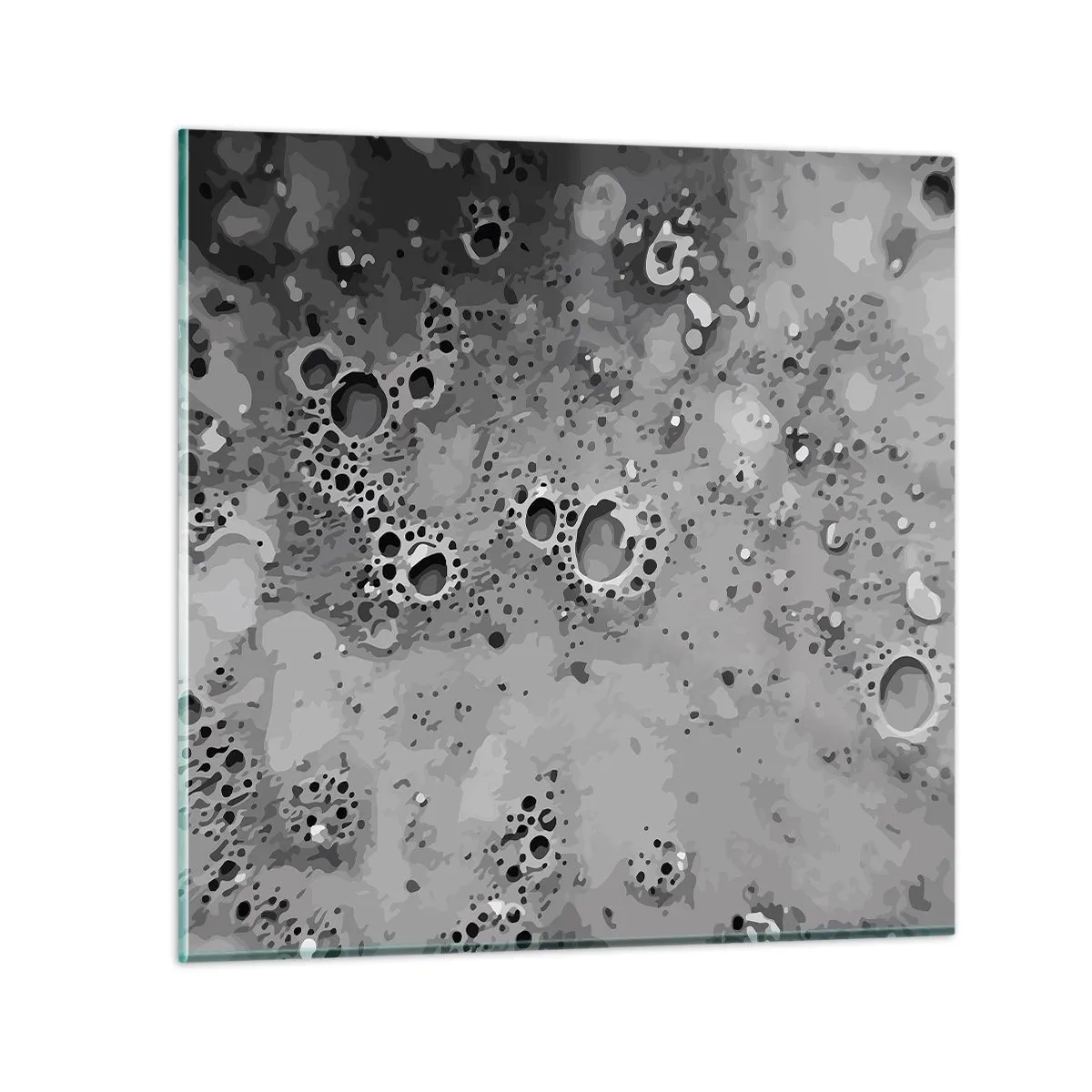 Quadro su vetro - Come un paesaggio lunare - 40x40 cm