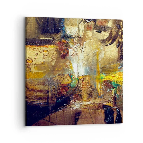 Quadro su tela - Stampe su Tela - Freddo, più caldo, bollente - 70x70 cm