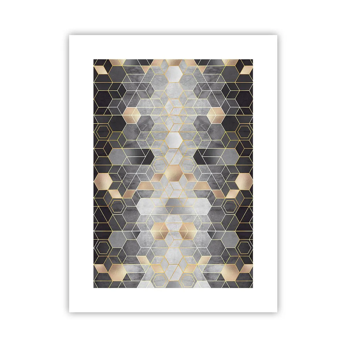 Poster - Composizione di diamante - 30x40 cm