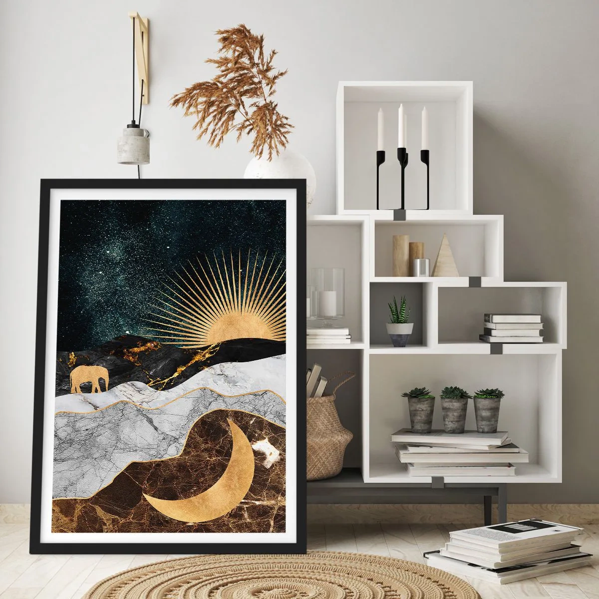 Poster in cornice nera - Leggi eterne - 61x91 cm