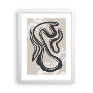 Poster in cornice bianca - Espressione moltiplicata - 30x40 cm