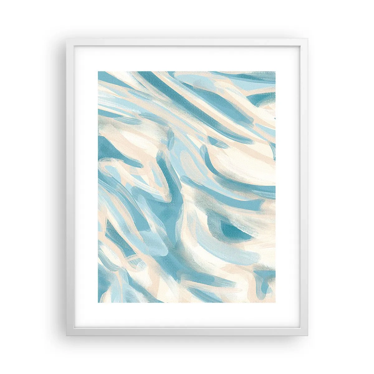 Poster in cornice bianca - Brezze primaverili - 40x50 cm