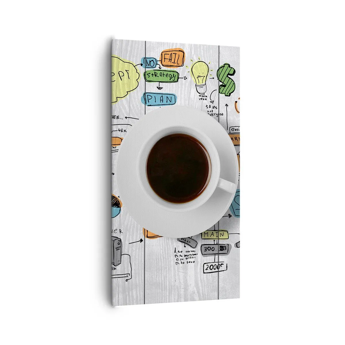 Quadro su tela - Stampe su Tela - Un momento di pausa - 65x120 cm