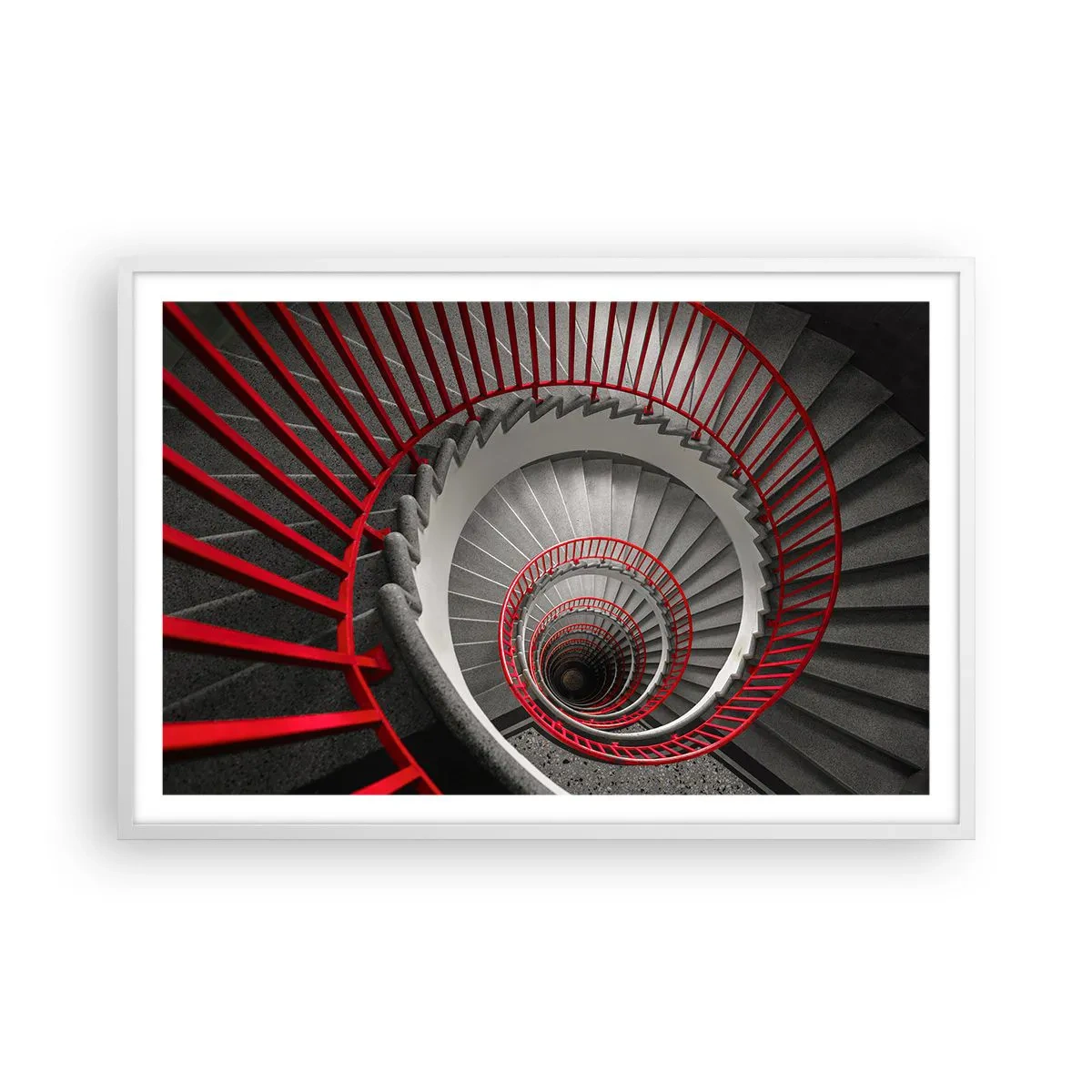 Poster in cornice bianca - I giochi dell'architettura - 91x61 cm