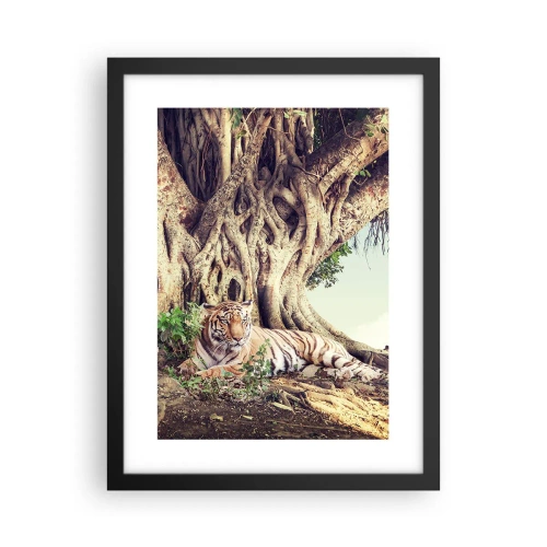 Poster in cornice nera - Vista dal Libro della Genesi - 30x40 cm