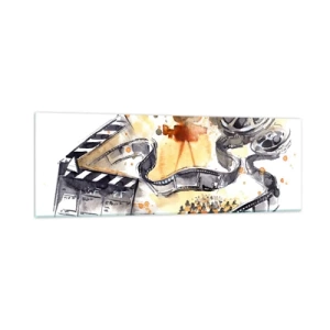 Quadro su vetro - Nel paese dei sogni - 90x30 cm