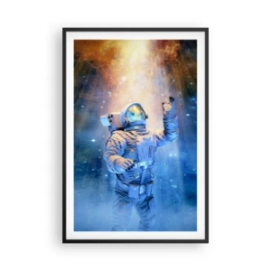 Poster in cornice nera - Finalmente alla meta - 61x91 cm
