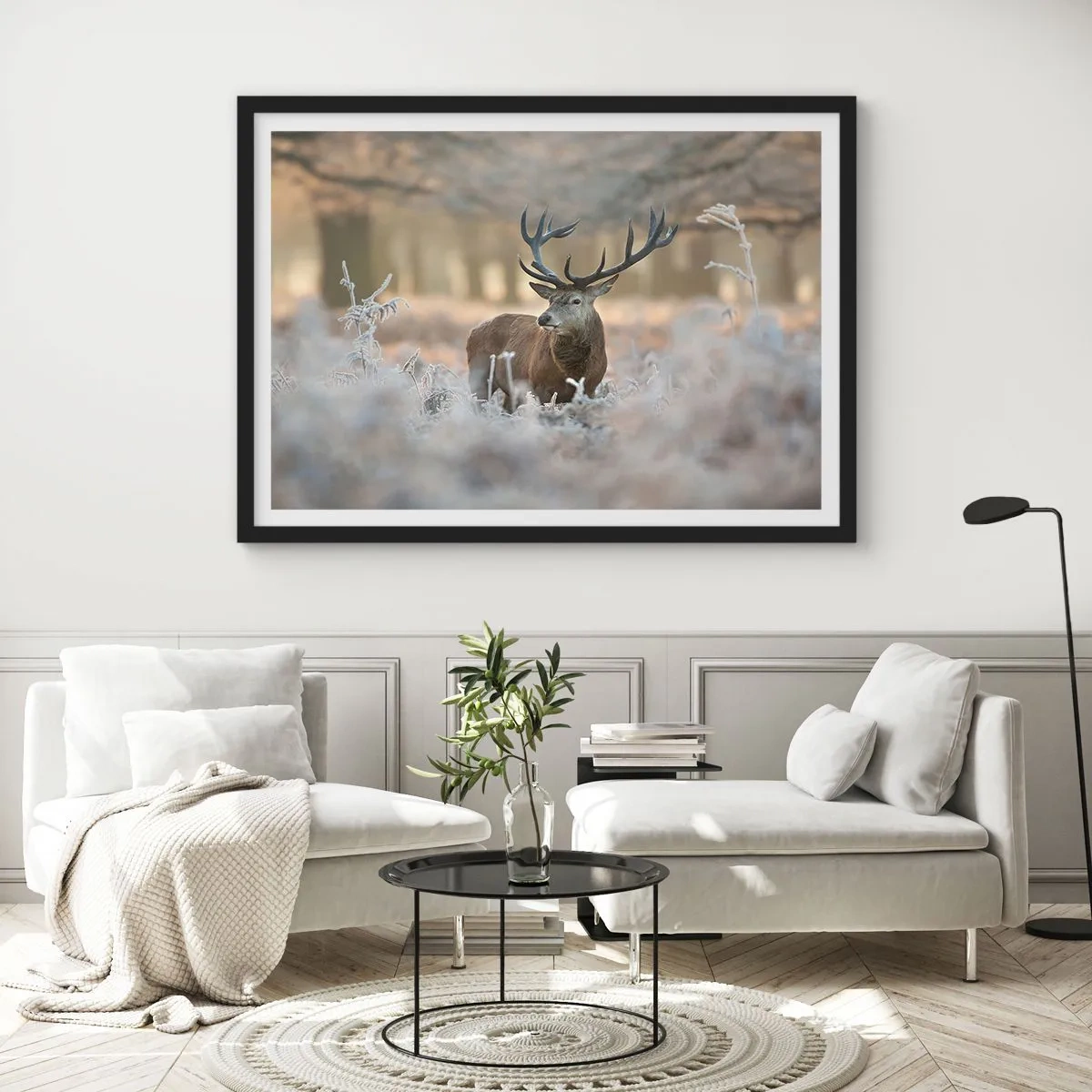 Poster in cornice nera - Fresco mattino - 50x40 cm