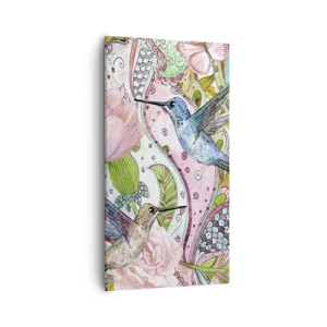 Quadro su tela - Stampe su Tela - Intrecciate nei rami - 55x100 cm