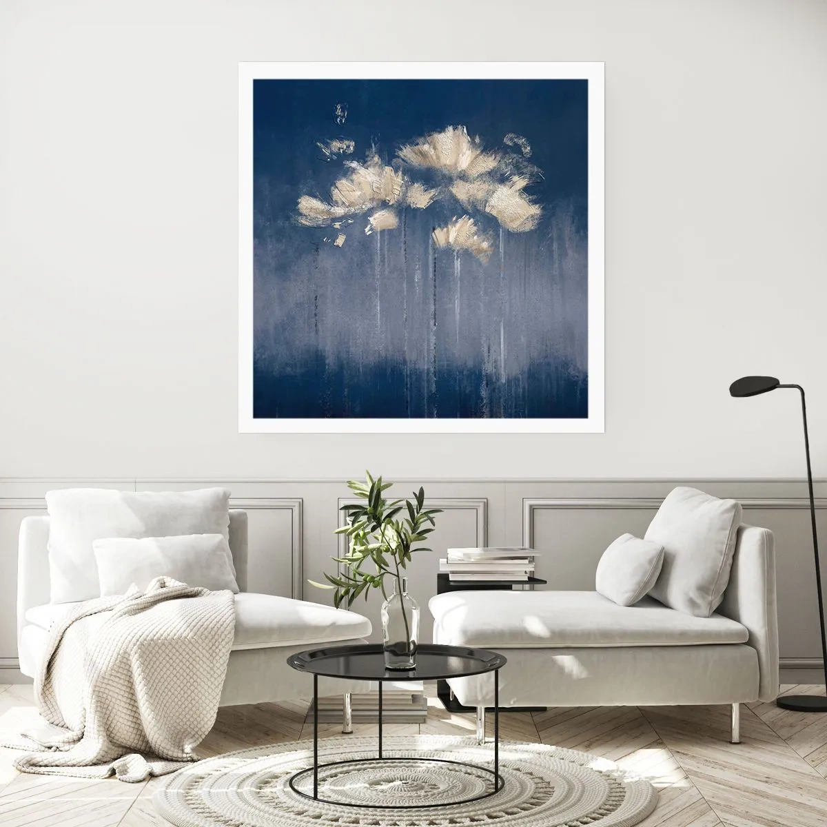 Poster - Come petali al vento - 40x40 cm