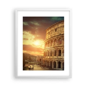 Poster in cornice bianca - Impressione colossale - 40x50 cm